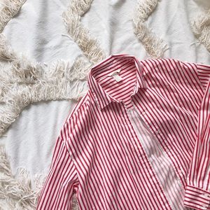 H&M Oversized Striped Shirt 💕💕